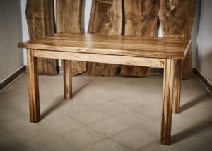 Flow Form stoły drewniane Victorian